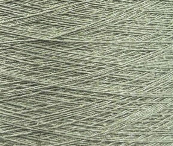 Toscano S.r.L. Art. Seta 854 Nm 2/30 – Garn aus Seide, Baumwolle, Viskose und Leinen col. Salbeigrün 0115